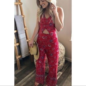 MINKPINK Pants - LUCIA HALTER-NECK JUMPSUIT MINKPINK Pants - LUCIA HALTER-NECK JUMPSUIT